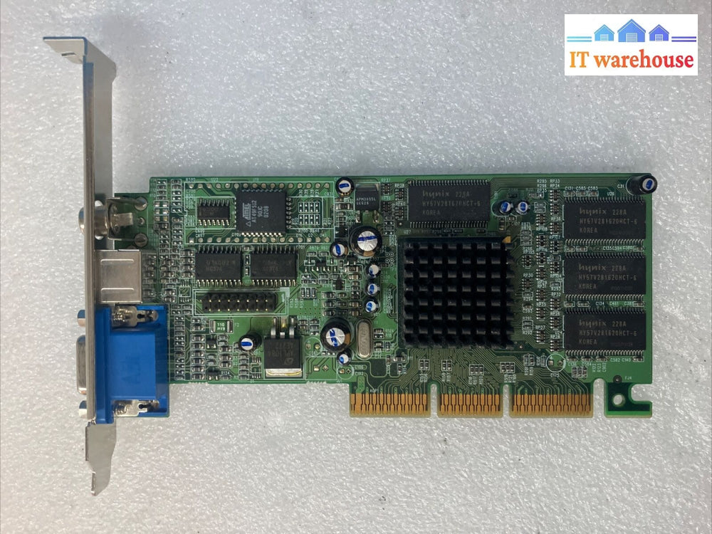 Agp Card Ati Radeon 7000 64M Tvo 1024-6112-04-Sa Pqb-Rv100-P112 Vga Comp Out