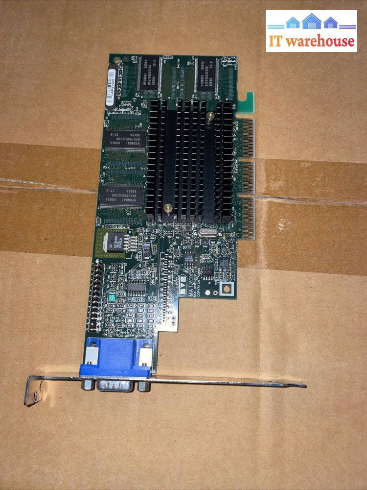 AGP card Matrox MGI G4+M4A32DG  VGA Video Card