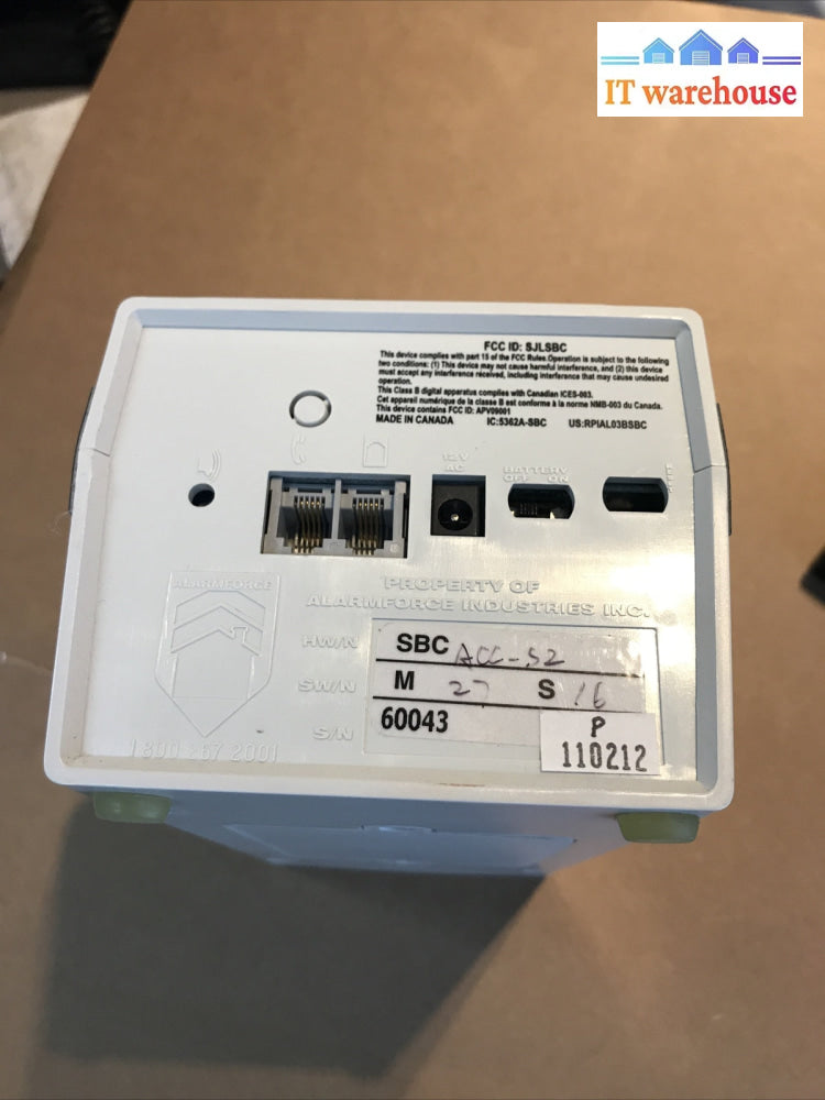 AlarmForce alarmcare SBC Acc-S2