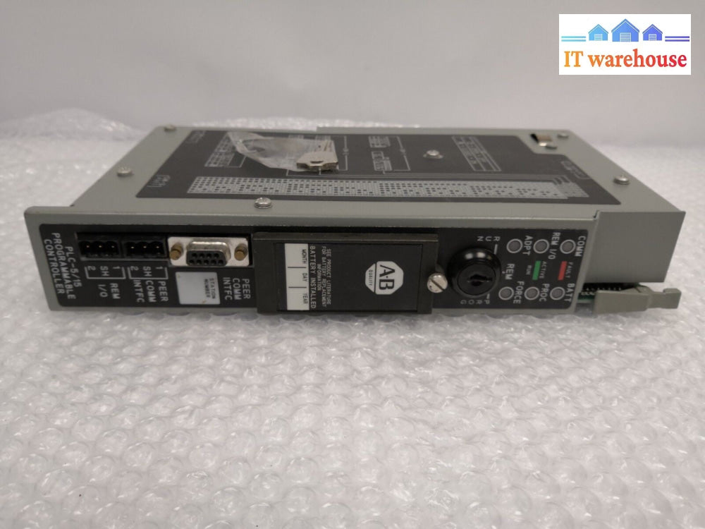 - ALLEN BRADLEY 1785-LT PLC-5/15 PROCESSOR MODULE  P/N 96041878, 1785LTB @@@ 