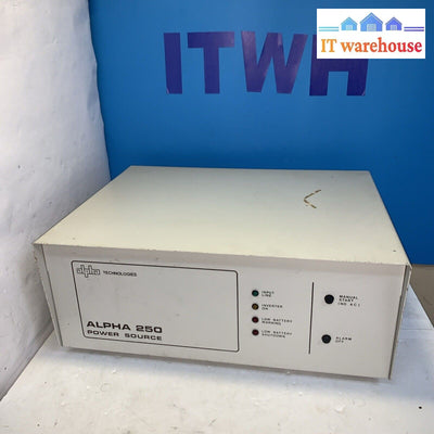 Alpha 250 power source TIG / Stick welding power supply