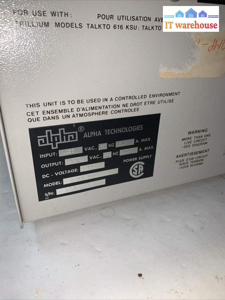 Alpha 250 power source TIG / Stick welding power supply