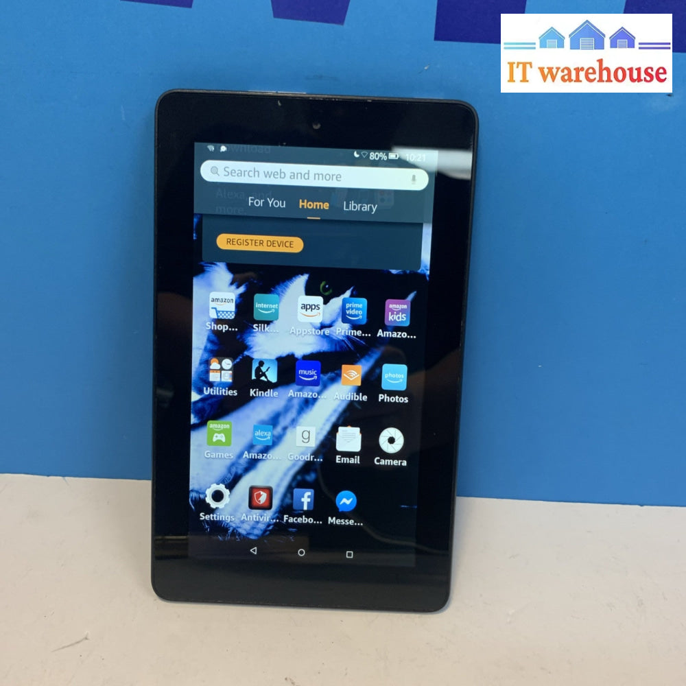 Amazon Kindle Fire 7 tablet 6GB Black 5th Generation Sv98ln