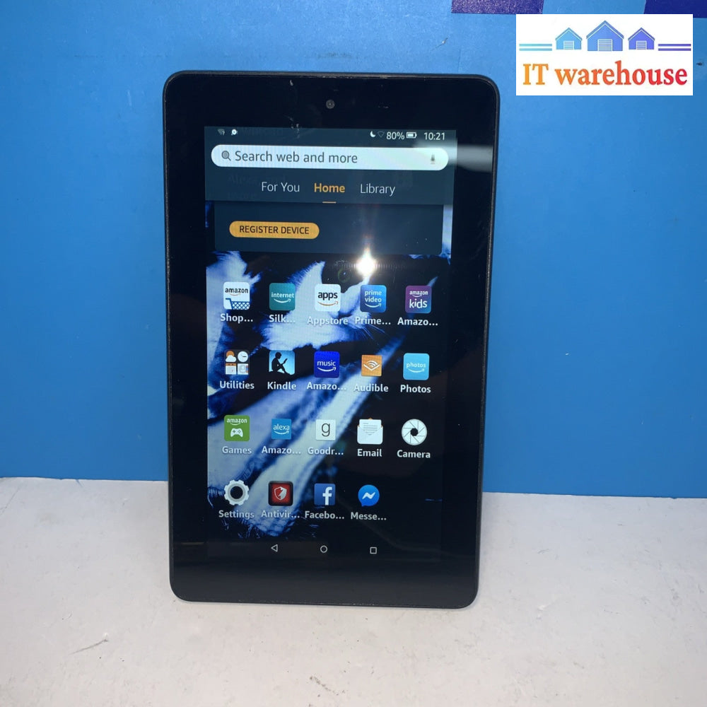 Amazon Kindle Fire 7 tablet 6GB Black 5th Generation Sv98ln