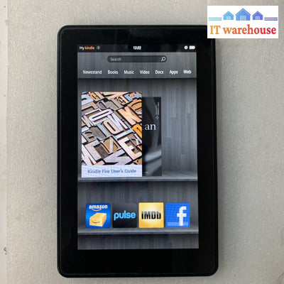 Amazon Kindle Fire Tablet 1st Generation D01400 8GB 7" WI-FI