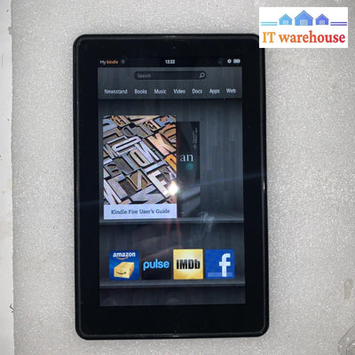 Amazon Kindle Fire Tablet 1st Generation D01400 8GB 7" WI-FI