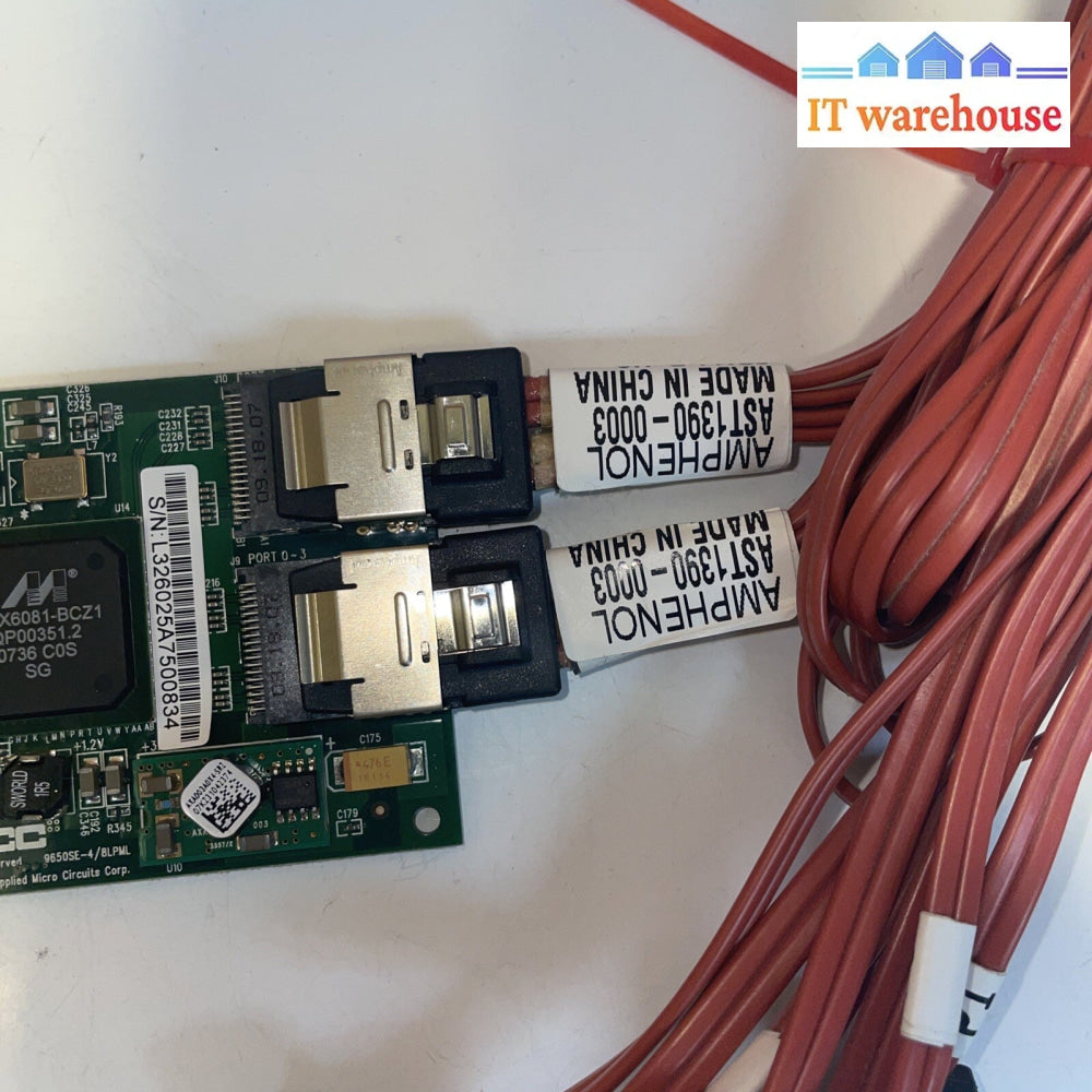AMCC 3ware 9650SE-8LPML PCIe SATA Raid Controller 700-3260-20 G