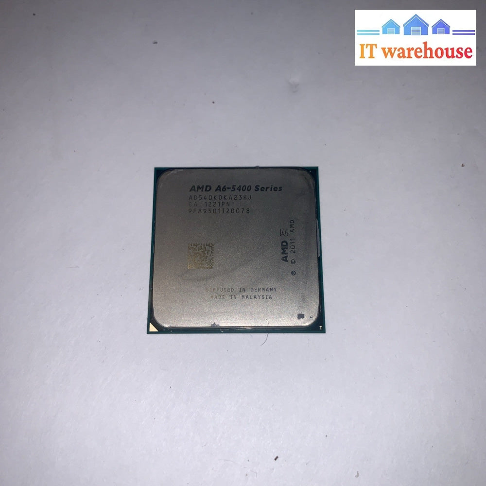 AMD A6-5400K 3.6 GHZ DUAL CORE Processor, AD540KOKA23HJ, SOCKET FM2