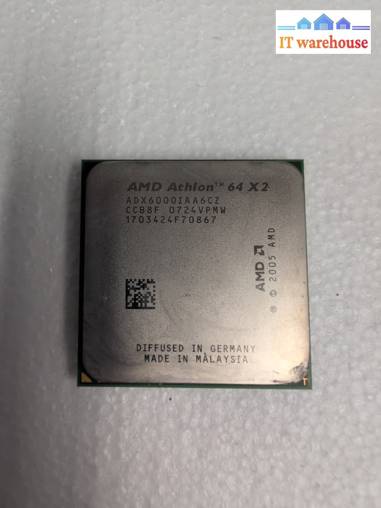 AMD Athlon 64 X2 ADX6000IAA6CZ 3.0GHz Dual-Core Socket AM2 Processor CPU -