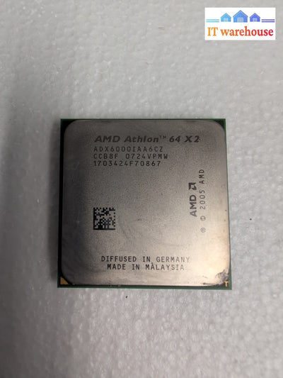 AMD Athlon 64 X2 ADX6000IAA6CZ 3.0GHz Dual-Core Socket AM2 Processor CPU -