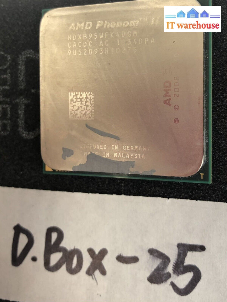 ~ AMD HDXB95WFK4DGM Phenom II X4 3.0GHZ Quad Core CPU
