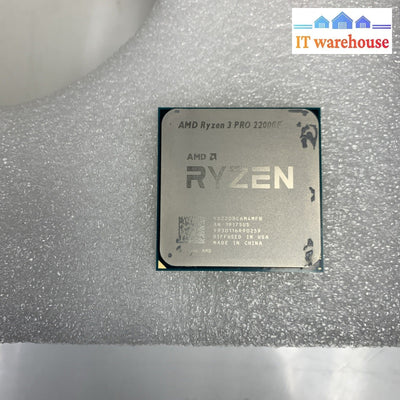 AMD Ryzen 3 PRO 2200GE YD220BC6M4MFB 3.20GHz Quad Core 4MB Processor CPU