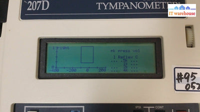 AMERICAN ELECTROMEDICS 207 D DIAGNOSTIC Tympanometer Silver Edition AE 207D