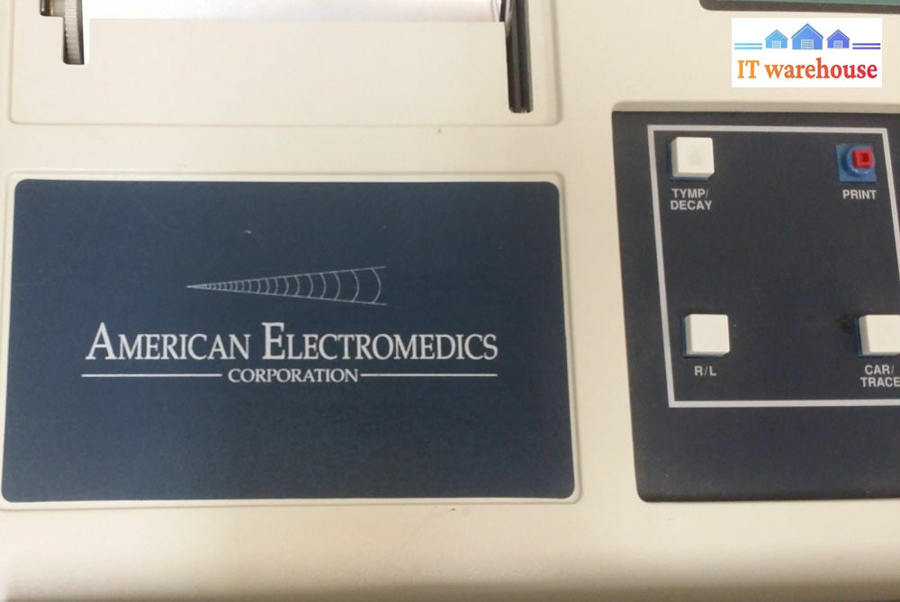 AMERICAN ELECTROMEDICS 207 D DIAGNOSTIC Tympanometer Silver Edition AE 207D