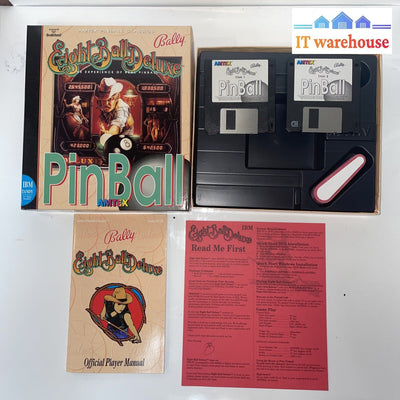 AMTEX Bally EIGHT BALL DELUXE  pinball 3.5'' disks PC game