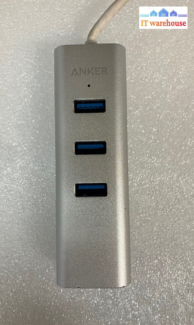 ~ Anker A7514 Unibody USB to 3-Port USB 3.0 and Ethernet Hub Adapter / Converter