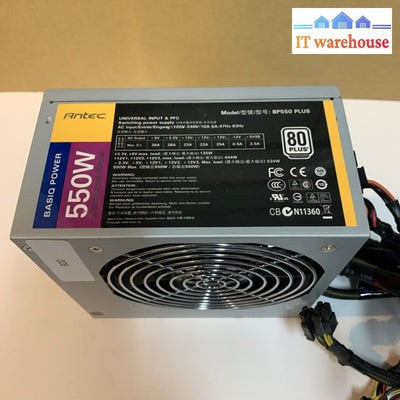 Antec BASIQ POWER BP550 PLUS 550W Desktop PC Internal Power Supply