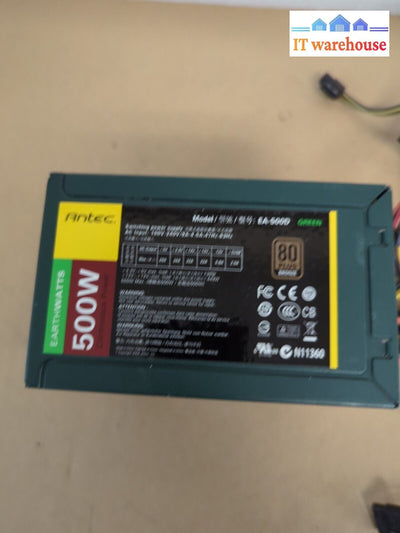 Antec Earthwatts 500W EA-500D Switching Power Supply (4 + 4 CPU/6 + 8 PCIE) Tested