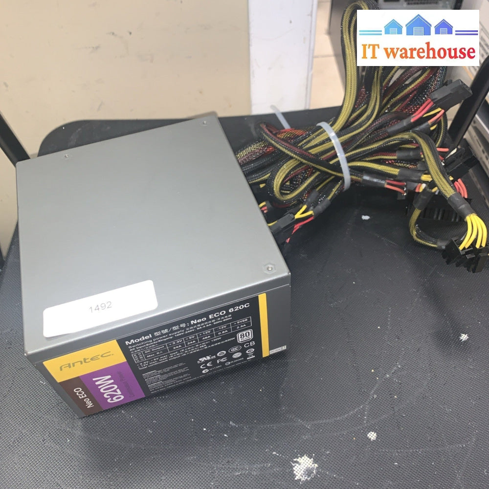 Antec Neo ECO 620W 620C Switching Power Supply 80 Plus 24/4+4/6+6+2 PCIE