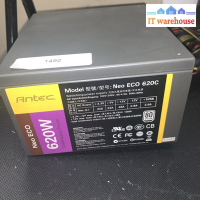 Antec Neo ECO 620W 620C Switching Power Supply 80 Plus 24/4+4/6+6+2 PCIE