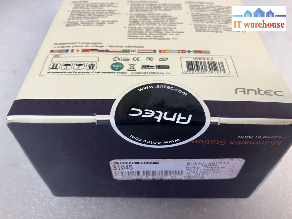 ~ Antec VERIS MULTIMEDIA STATION E-Z Home Theater Upgrade Media Components