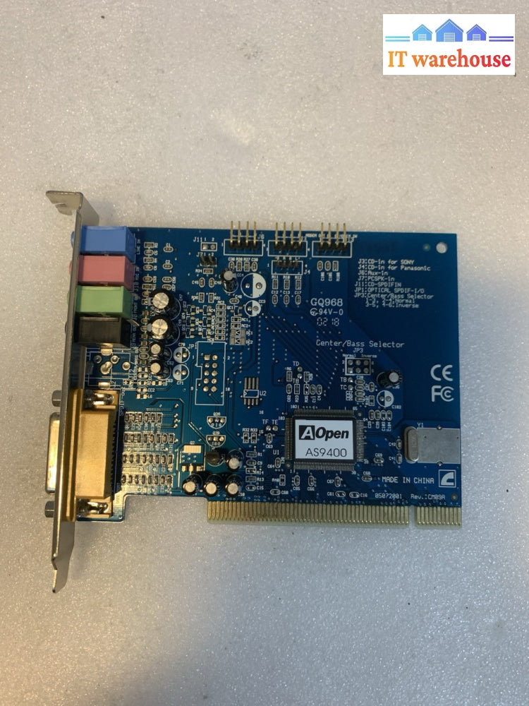 AOpen AS9400 ISA Sound Card 6-Channel Audio Win9x DOS