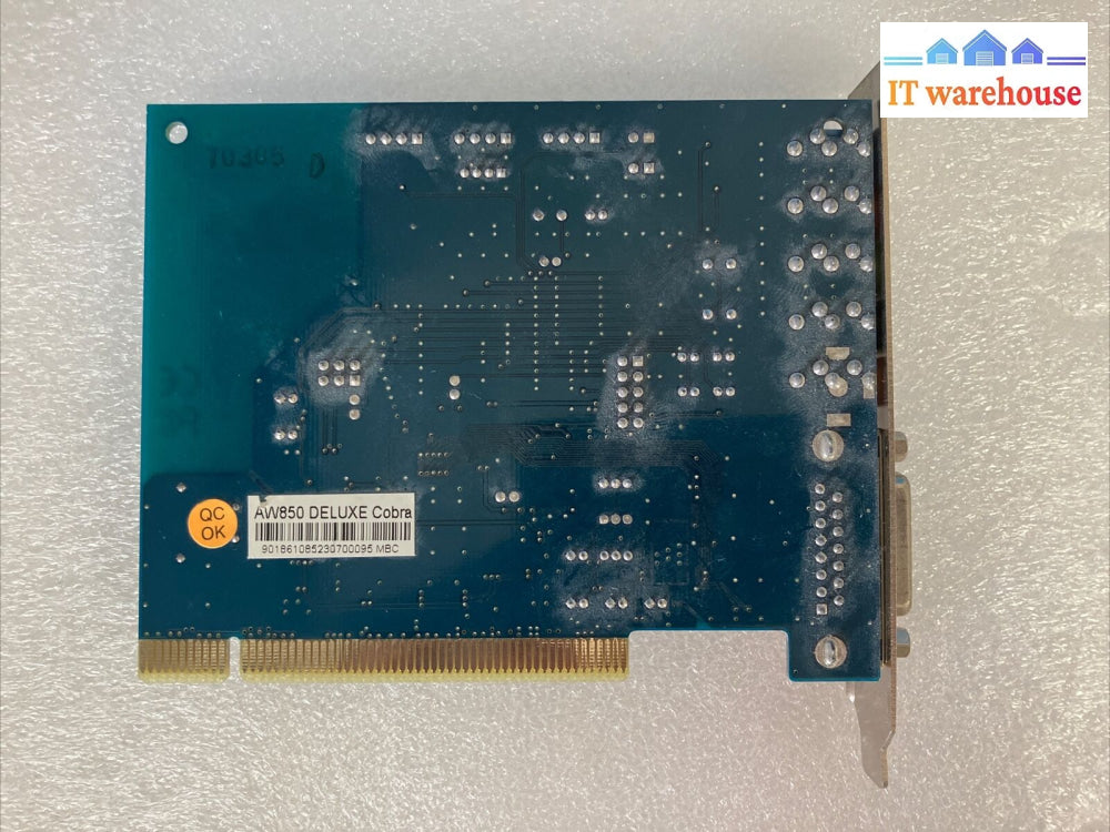 Aopen Cobra Aw850 Pci Internal Sound Card Gq968 Rev. Cm09A ~