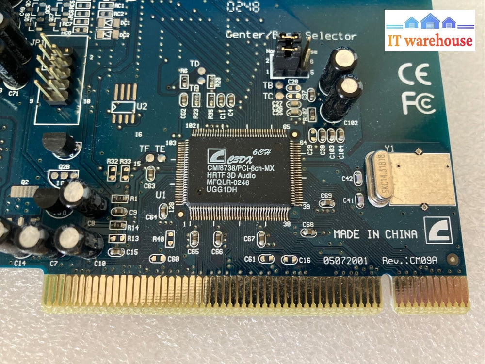 AOpen Cobra AW850 PCI Internal Sound Card GQ968 Rev. CM09A ~