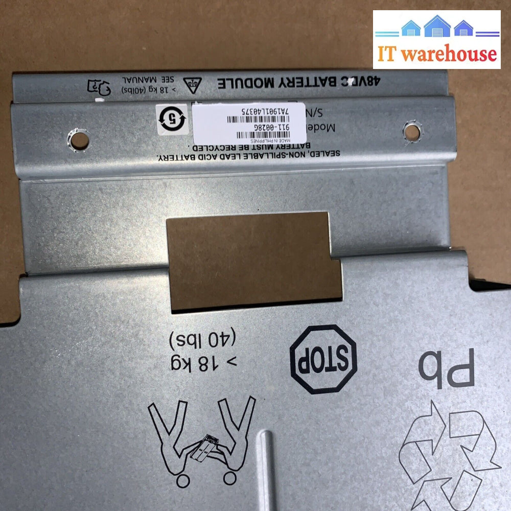 Apc 911-0028G Battery Module Caddy For Sua3000Rm2U Ups Empty No Batteries