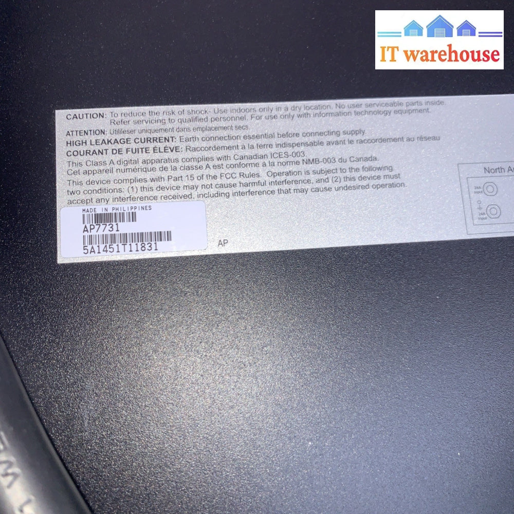 APC AP7731 AUTOMATIC TRANSFER SWITCH