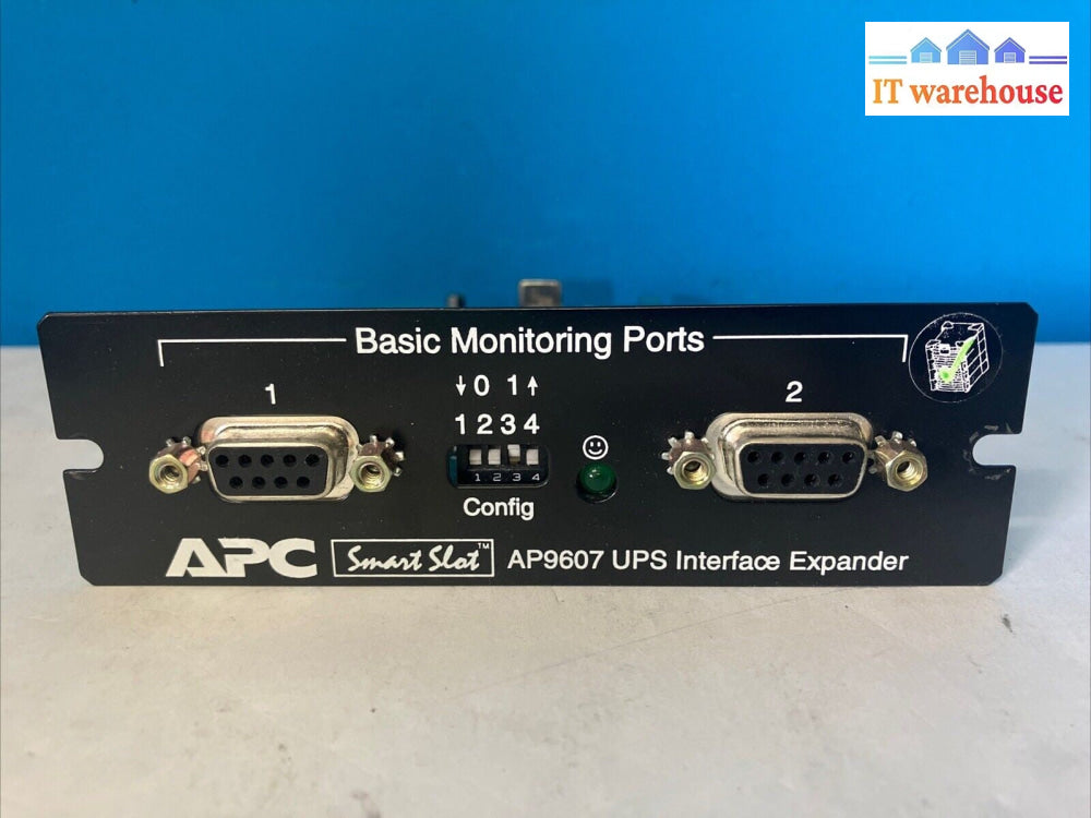 APC AP9607 2-Port Serial Interface UPS Expander Smart Slot Card