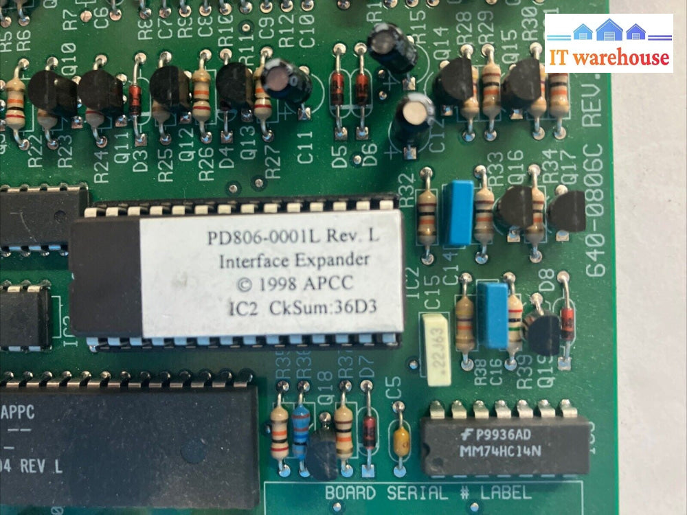 APC AP9607 2-Port Serial Interface UPS Expander Smart Slot Card