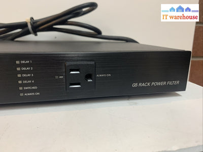 APC G5 Digital Rack Power Filter 8 Input G5BLK 15 Amp G Type 120V