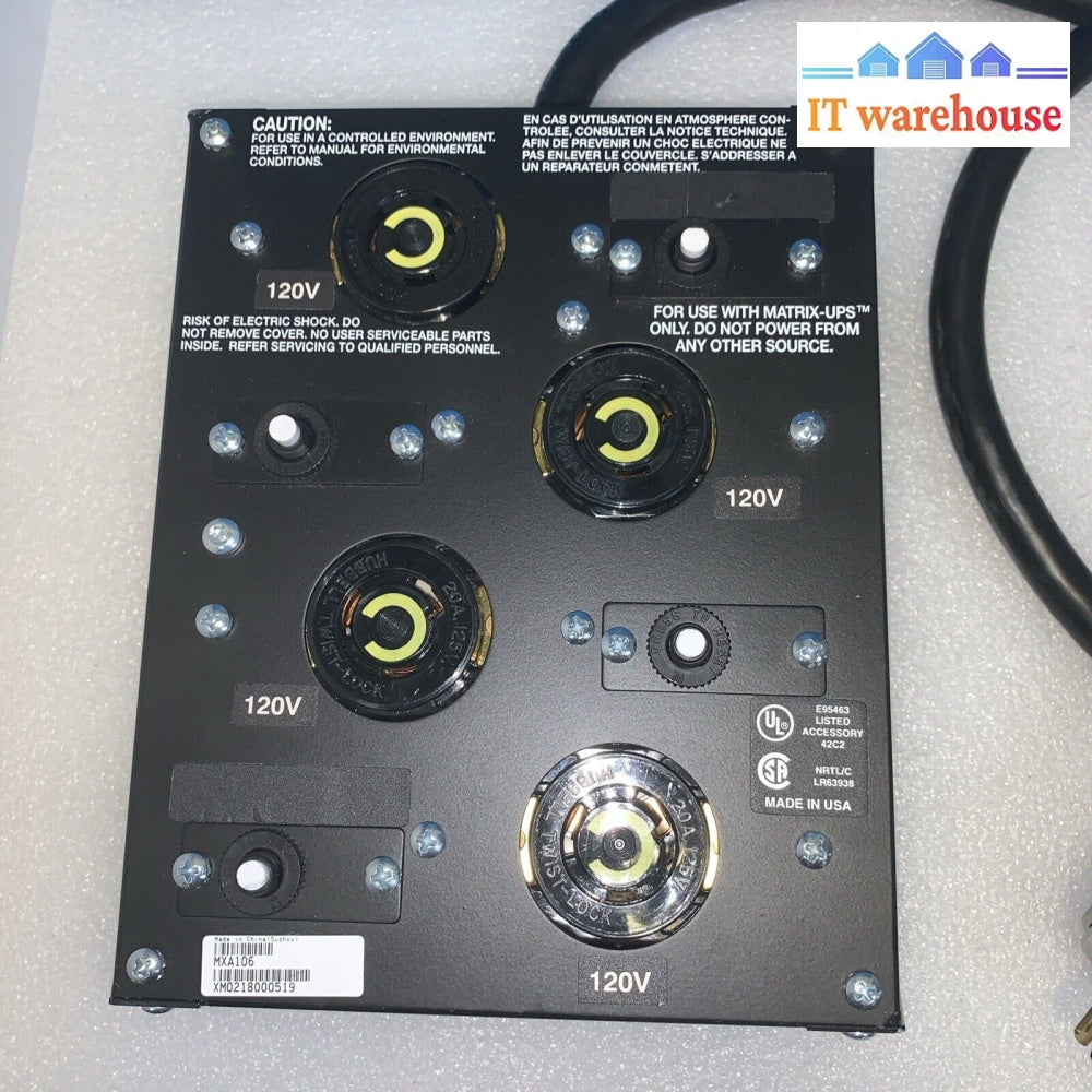 APC Power Distribution Strip E95463 MXA106