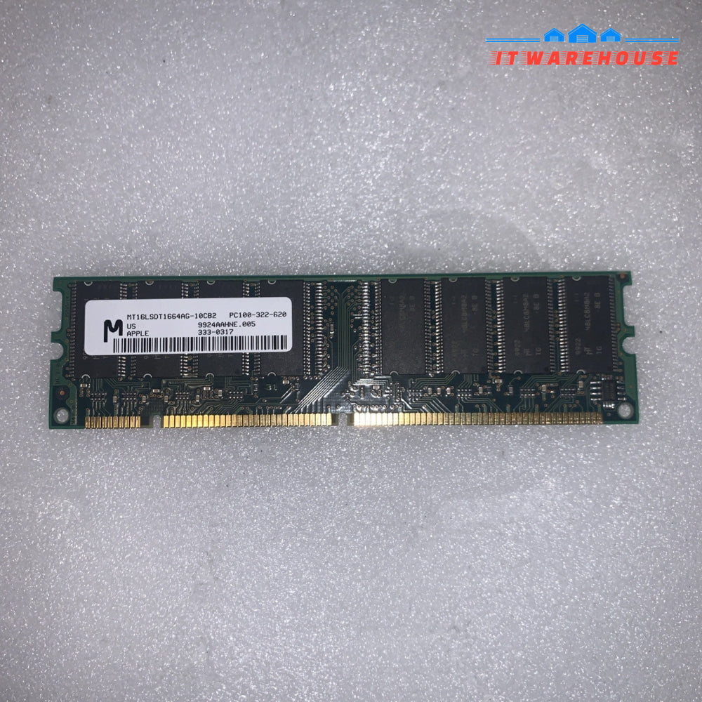 Apple 256MB PC100 SDRAM 168-Pin DIMM Micron MT16LSDT1664AG-10CB2