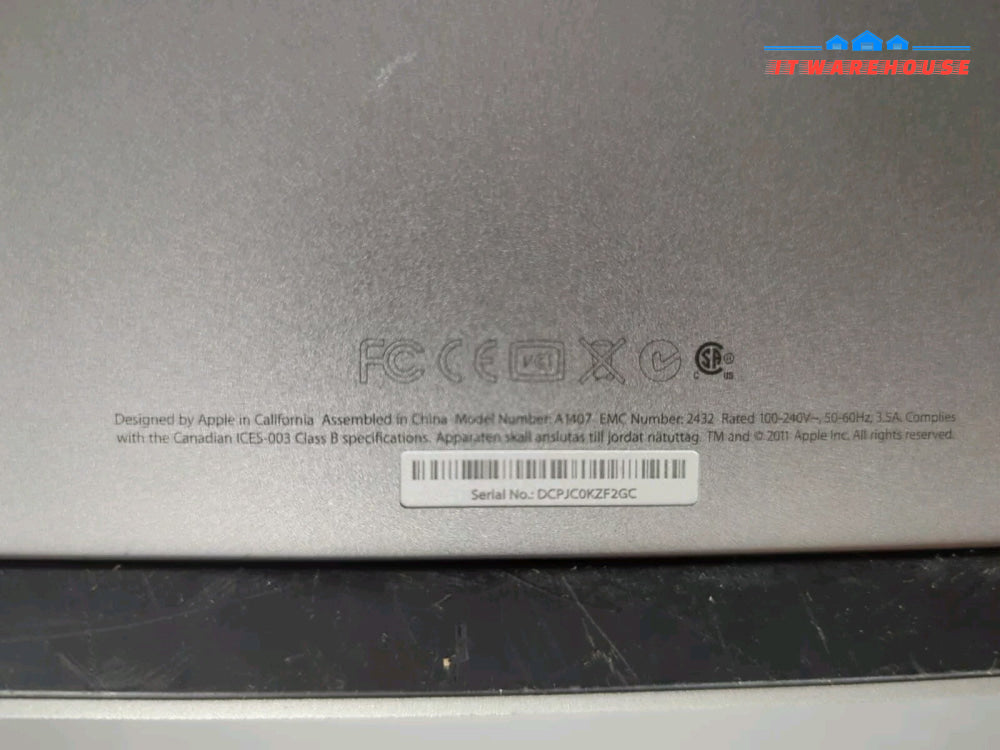 Apple 27" Thunderbolt Display Monitor A1407 Widescreen  (local pickup only) -