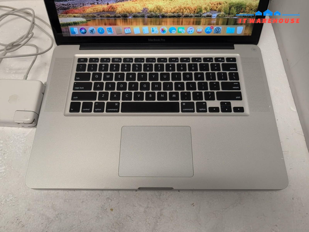 Apple A1286 2010 15" MacBook Pro i5-2.4GHz, 4GB RAM, 240GB SSD, High Sierra -