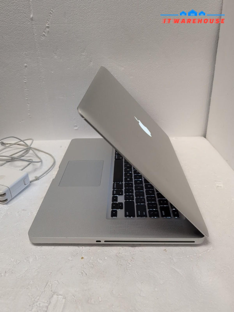 Apple A1286 2010 15" MacBook Pro i5-2.4GHz, 4GB RAM, 240GB SSD, High Sierra -