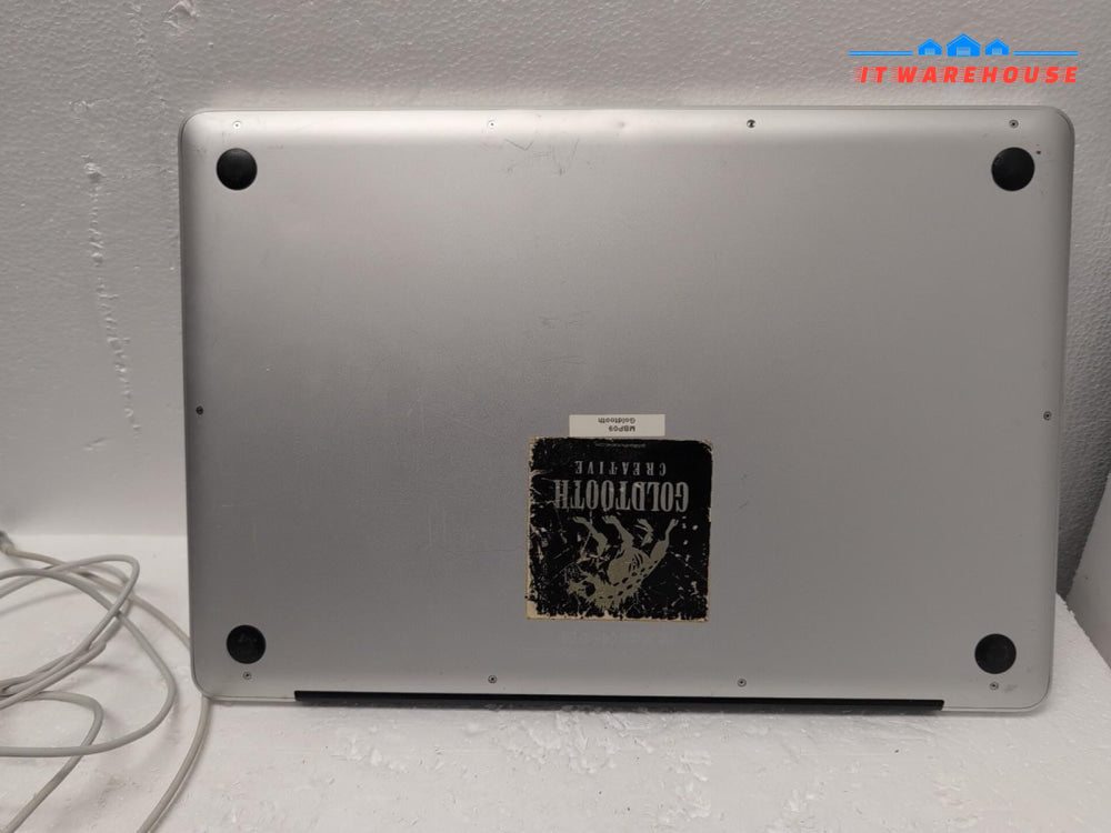 Apple A1286 2010 15" MacBook Pro i5-2.4GHz, 4GB RAM, 240GB SSD, High Sierra -