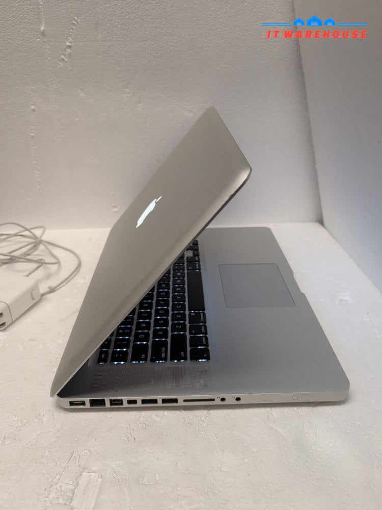 Apple A1286 2010 15" MacBook Pro i5-2.4GHz, 4GB RAM, 240GB SSD, High Sierra -