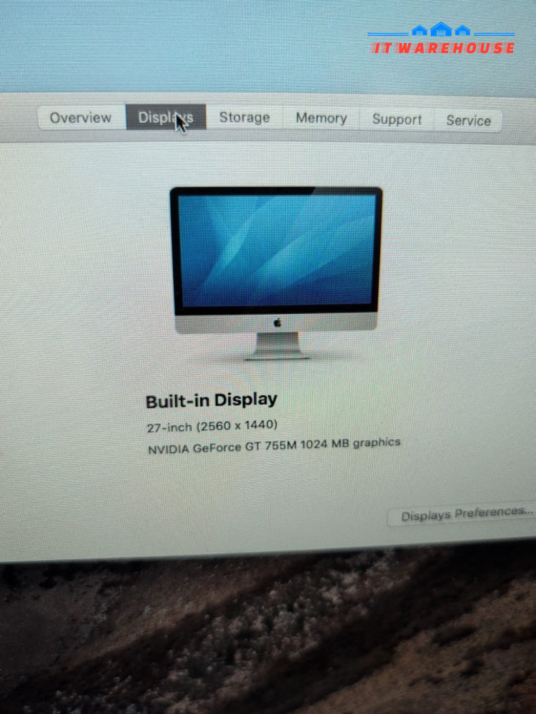Apple A1419 iMac 27" 2013 Intel i5-3.2G/8GB /1TB HDD/10.13 (READ.local pickup) -