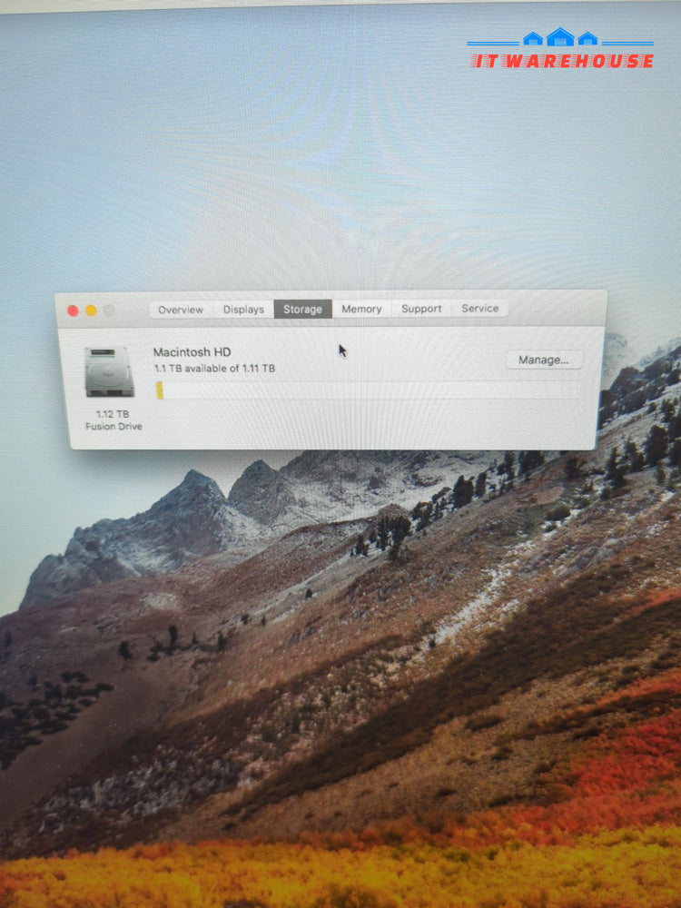 Apple A1419 iMac 27’’ 2013 Intel i5-4570/8GB /1.2TB HDD/10.13 (local pickup)-