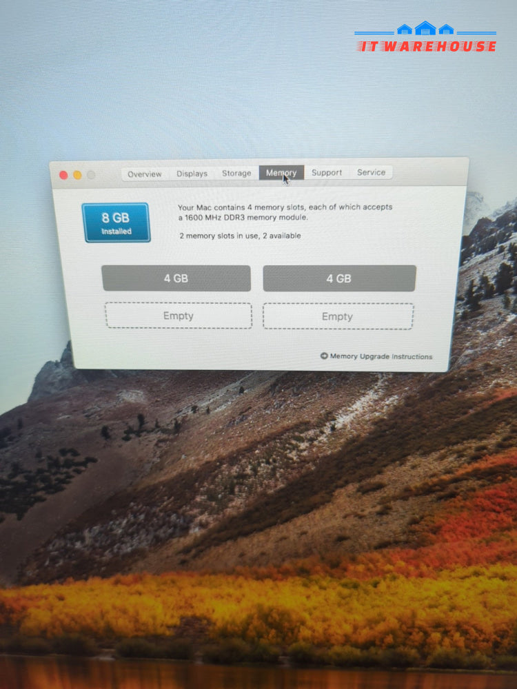 Apple A1419 iMac 27’’ 2013 Intel i5-4570/8GB /1.2TB HDD/10.13 (local pickup)-