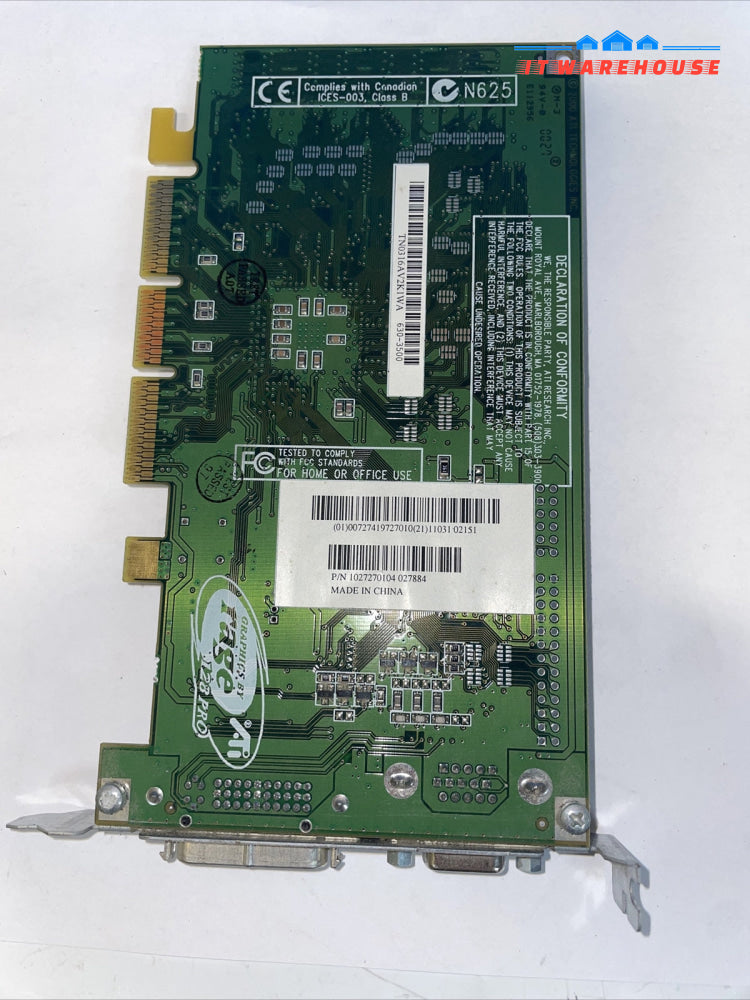 Apple ATI 109-72700-02 PowerMac Rage 128 Pro AGP 1027270109