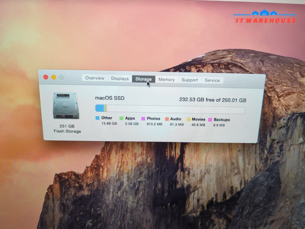 Apple iMac 2013 A1418 21.5’’ i5-4570R 2.7ghz/8GB RAM/250GB SSD /10.10 OS (*READ)-