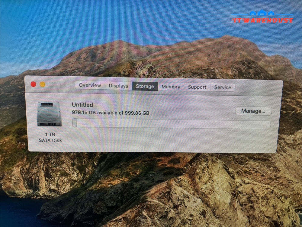 Apple iMac 21.5" A1418 AIO Desktop PC Intel i5-4570R CPU / 8GB RAM / 1TB HDD ~