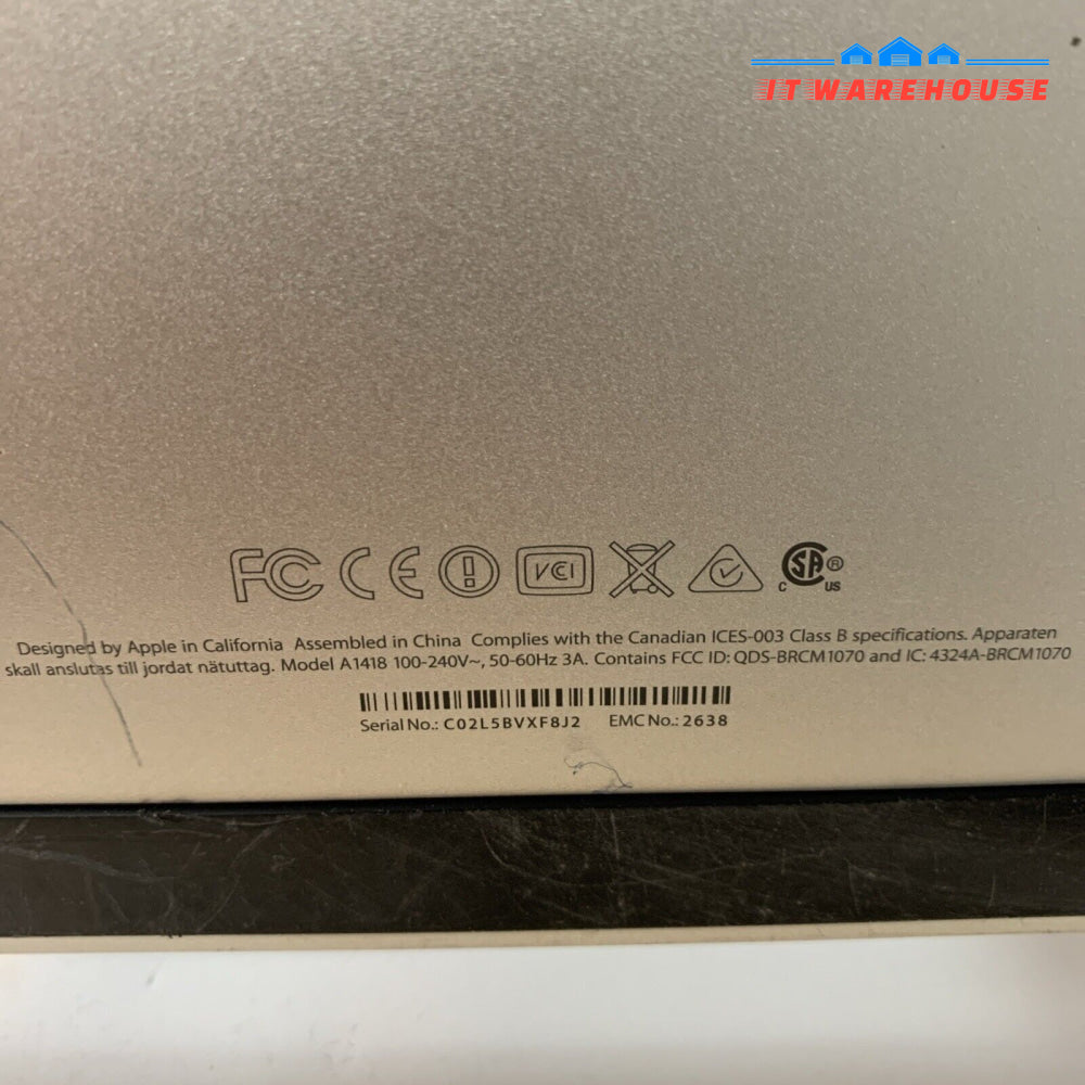 Apple iMac (21.5-inch Late 2013)[A1418] [iMac14,1]