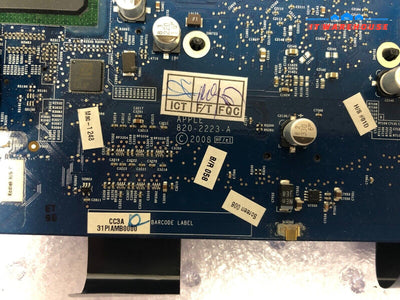 ~ Apple iMac 24" 2008 A1224 Core 2 Duo E8135 Logic Board 820-2223-A