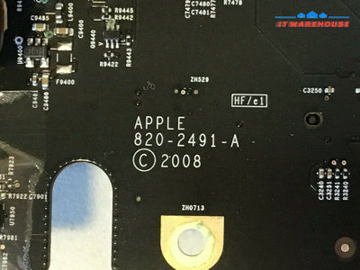 Apple iMAC 24"Early 2009 A1225 Logic Board W/ C2D E8135 2.66GHz 820-2491 Tested 