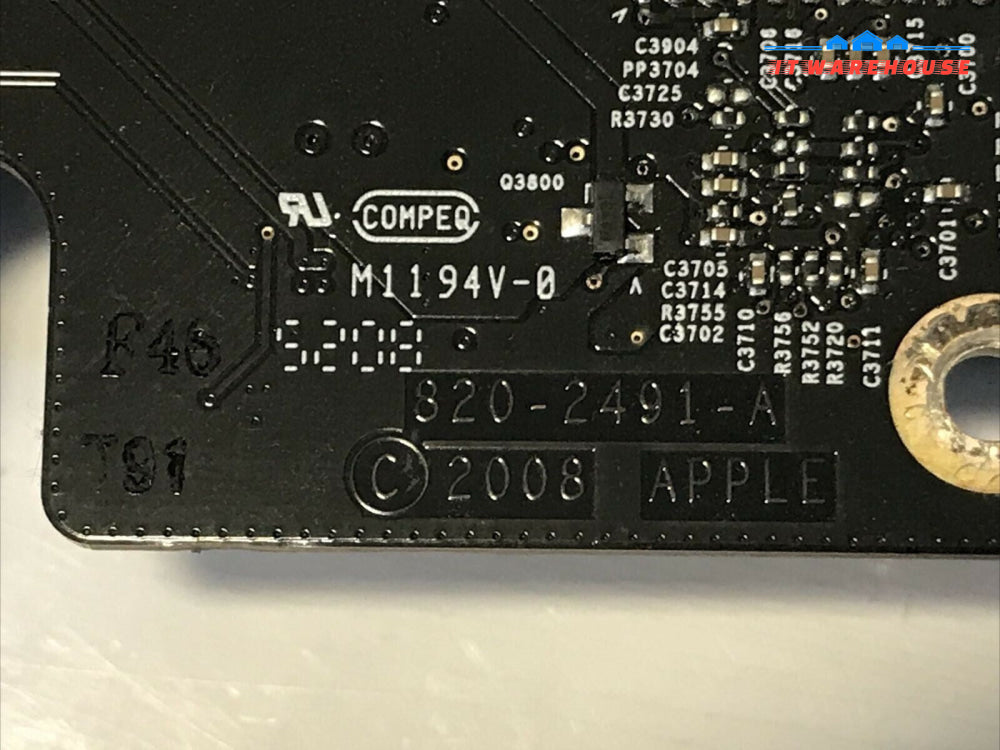 Apple iMac Early 2009 24"Motherboard W/C2D E8135 CPU+WIFI CARD  (AS IS)